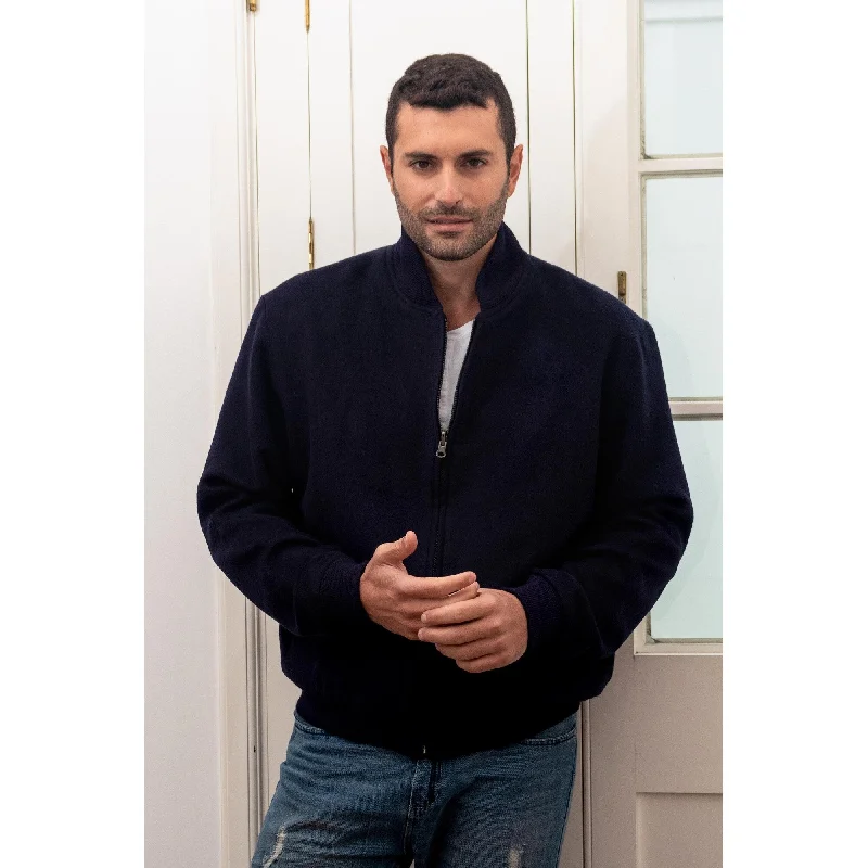 Winter Jackets Novica Handmade North End Mens Baby Blend Bomber Jacket
