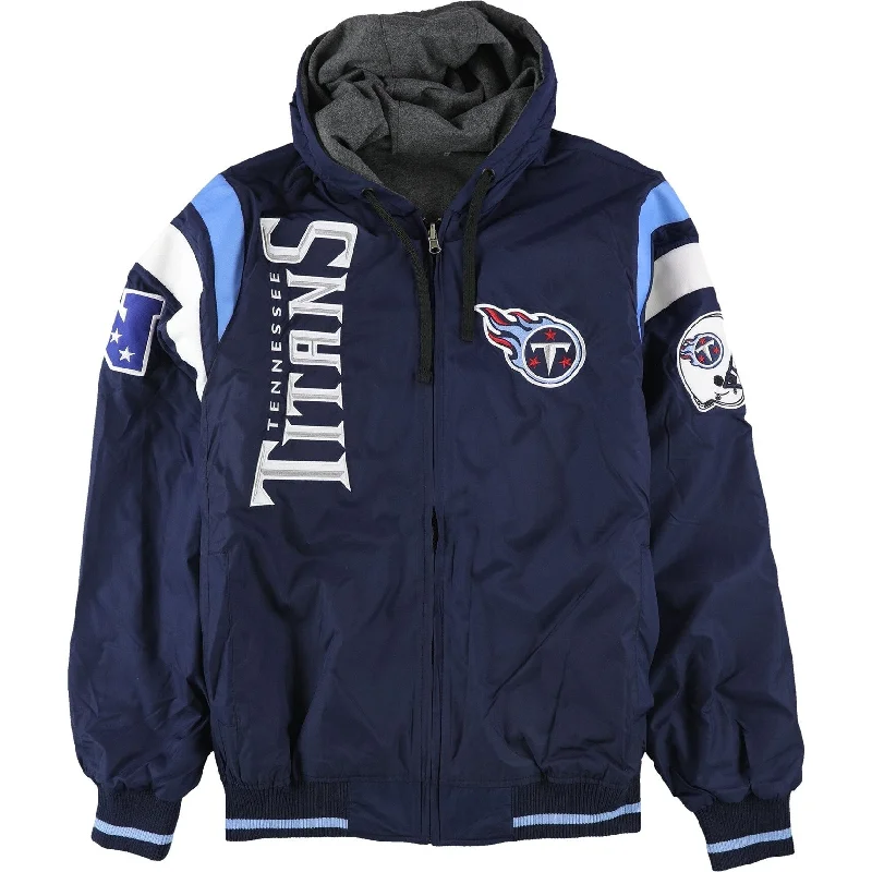 Fresh Outfit G-III Sports Mens Tennessee Titans Jacket, Blue, Large