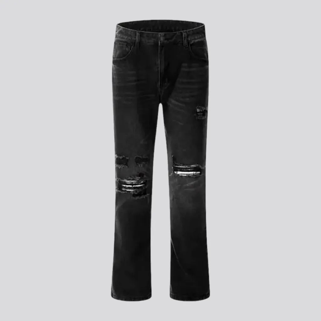 Everyday Jeans Whiskered mid rise slim men's jeans