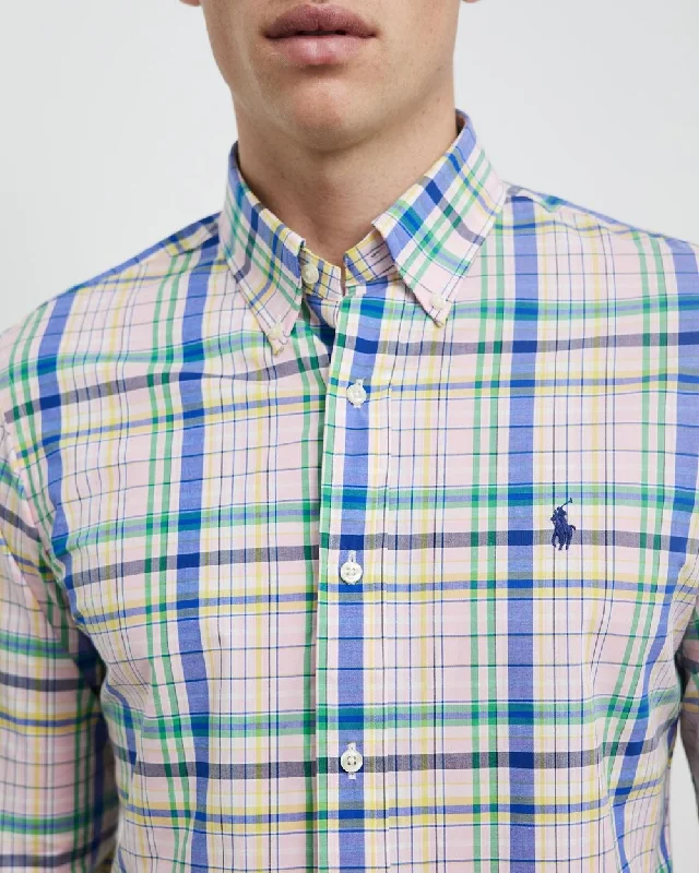 Fresh Outfit Polo Ralph Lauren - Poplin Shirt - Check - Pink Multi