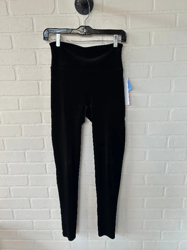 Casual Jackets Pants Leggings By Spanx In Black, Size: 8