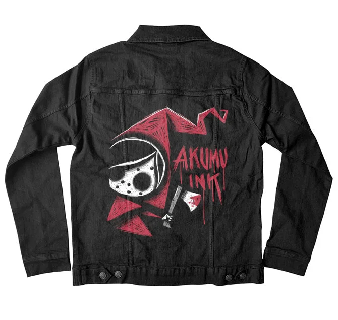 Casual Styles Red Denim Jacket