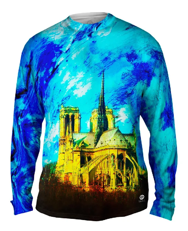 Lightweight Fabrics Impressionist Notre Dame Cathedral Spire
