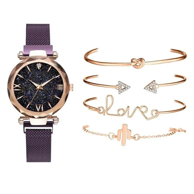Purple 5pcs Set