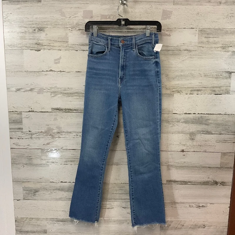 Comfy Tops Jeans straight By Mother Jeans In Blue Denim, Size: 4