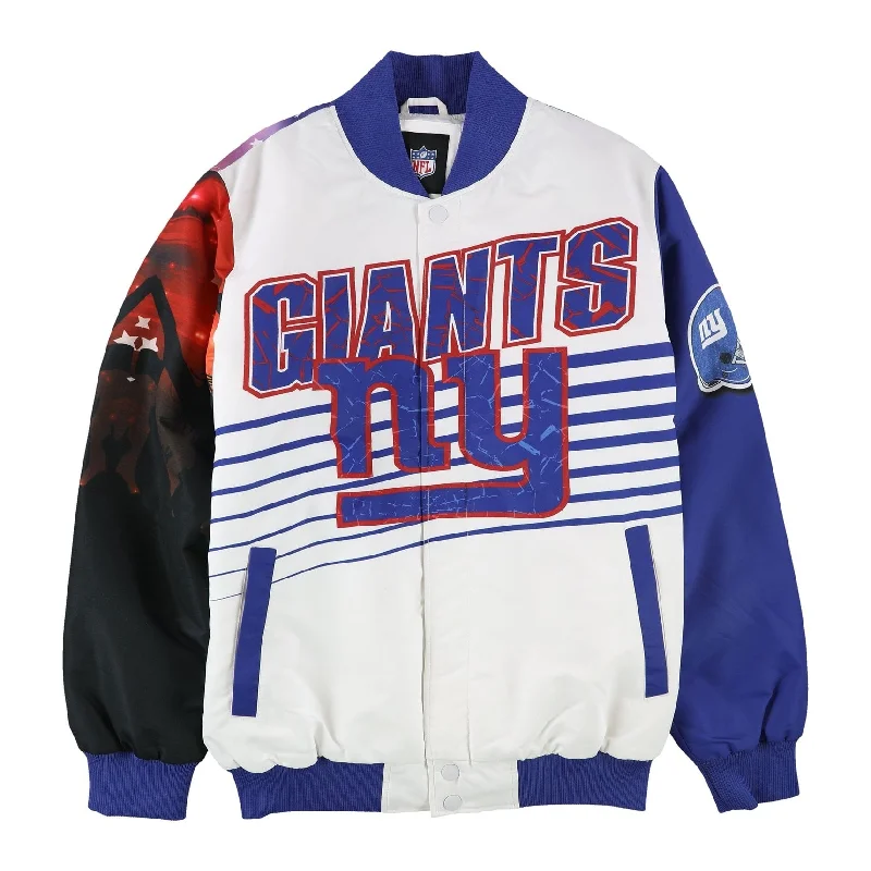 Urban Jackets NFL Mens NY Giants Jacket, Multicoloured, Large (Regular)