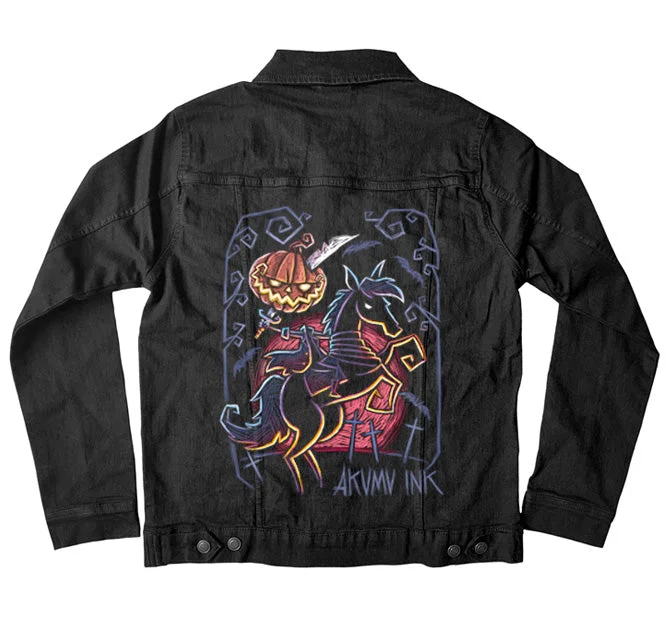 Elegant Outfits Headless Horseman Denim Jacket