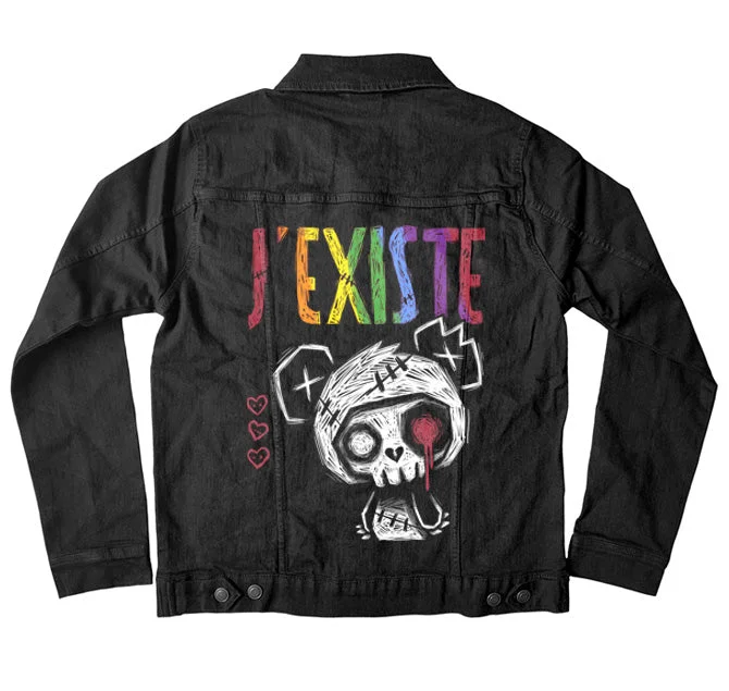 Basic Essentials J'Existe: Pride Denim Jacket