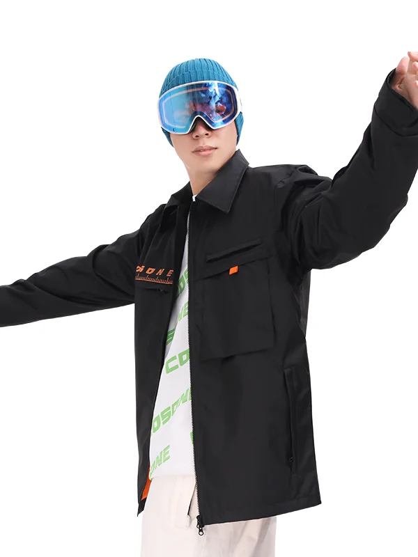 Sleek Tops Men's Cosone Adept Zip Snow Coach Jacket