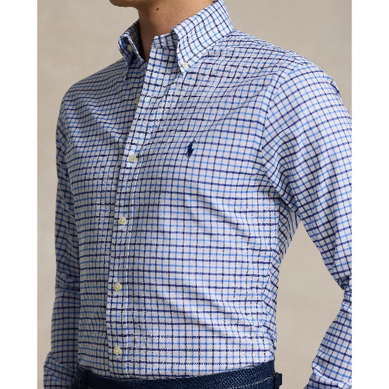 Classic Fits Polo Ralph Lauren - Business Shirt - Check - Blue & White