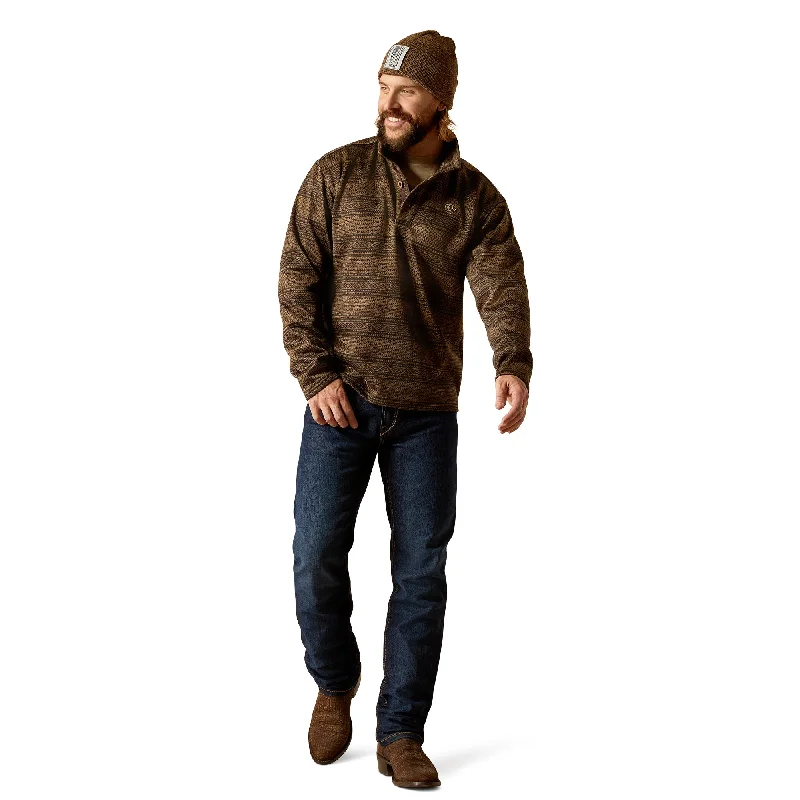 Relaxed Looks ARIAT WESLEY BROWN SOUTHWEST SERAPE PULLOVER