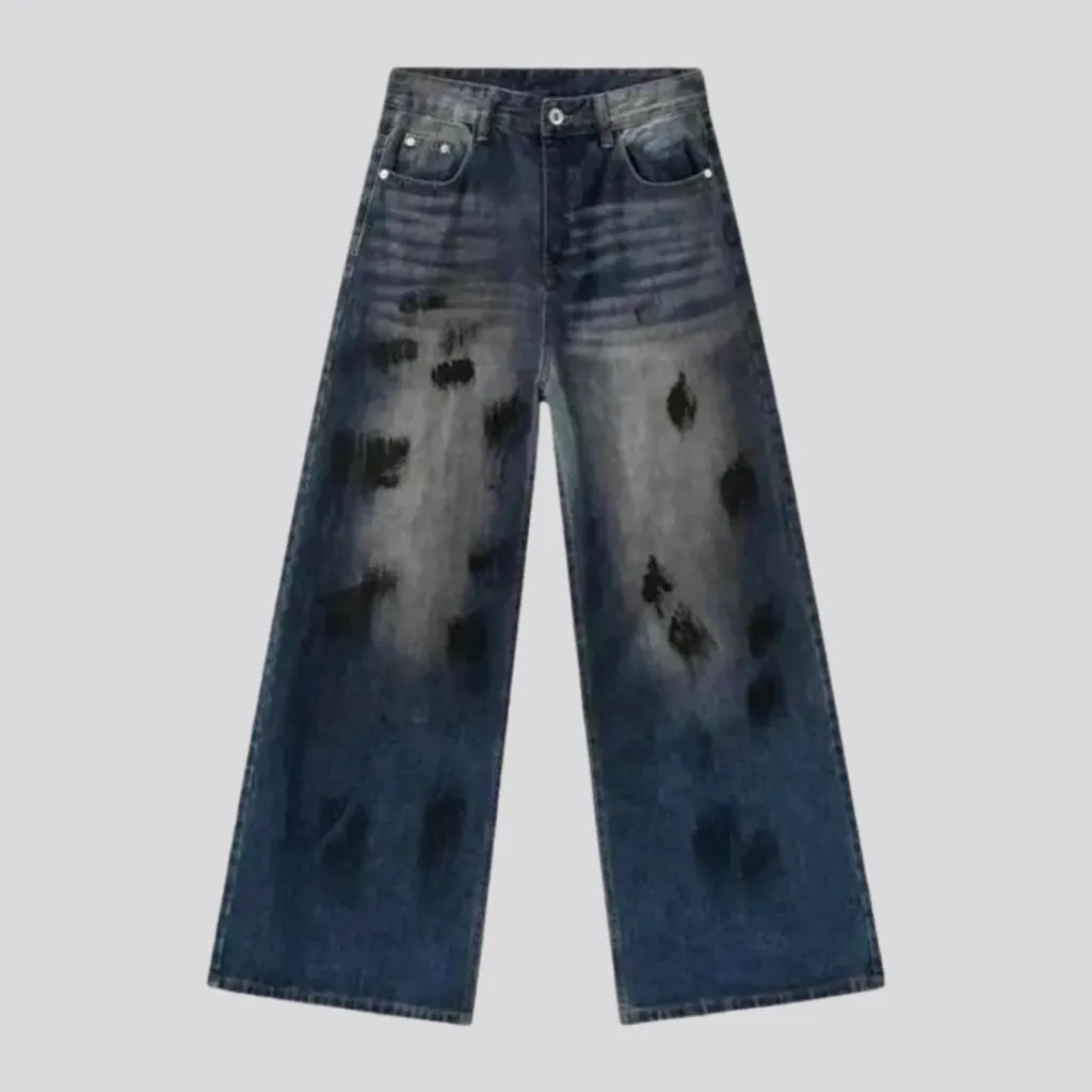 Functional Wear Mid rise street style men's jeans