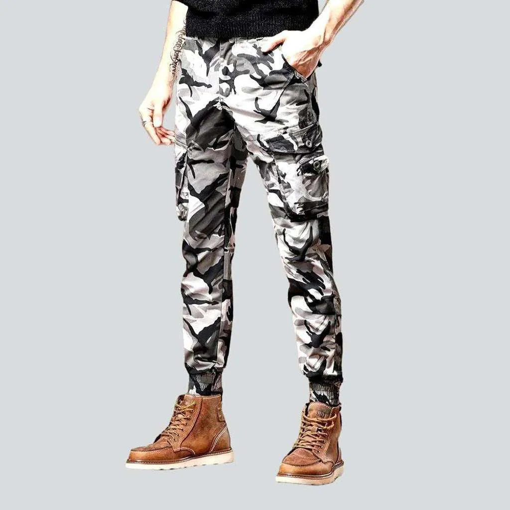 Weekend Styles Camouflage print cargo men's jeans
