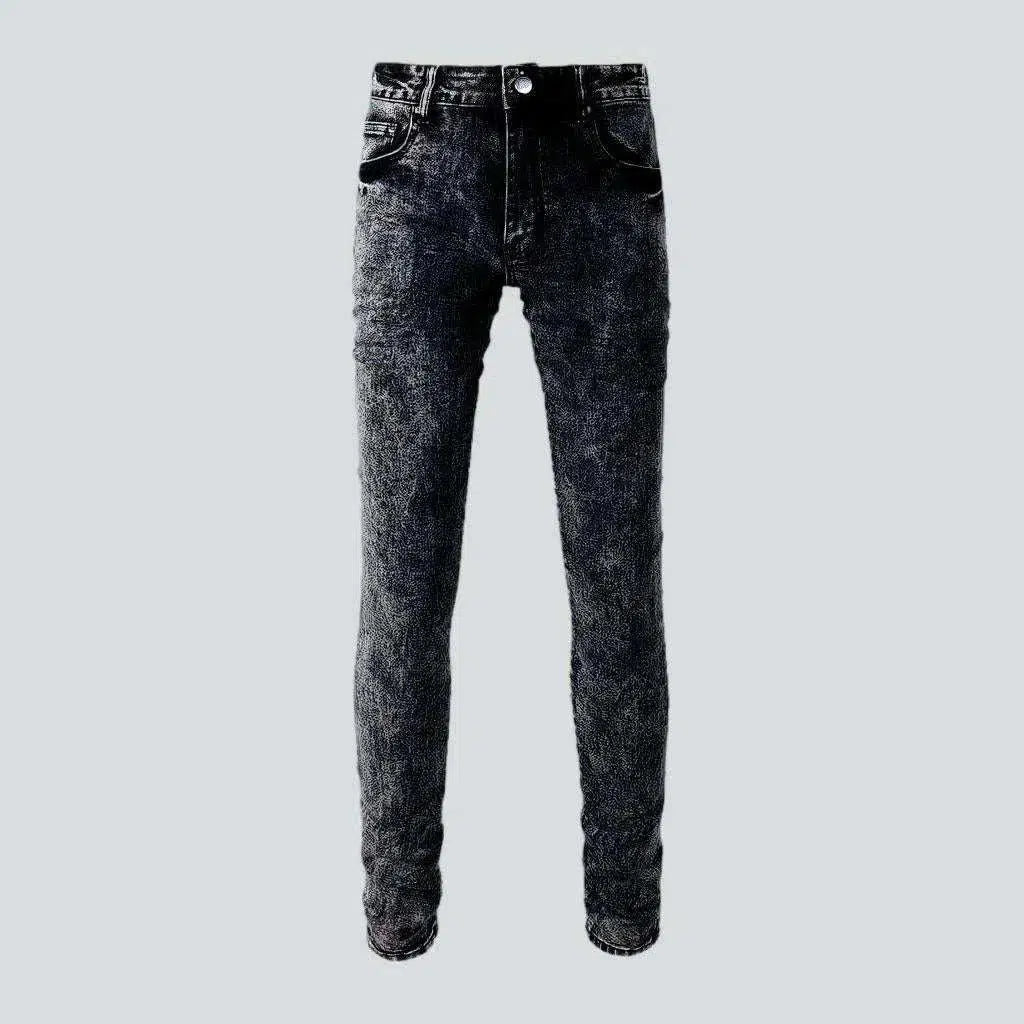 Sleek Designs Grey skinny jeans
 for men