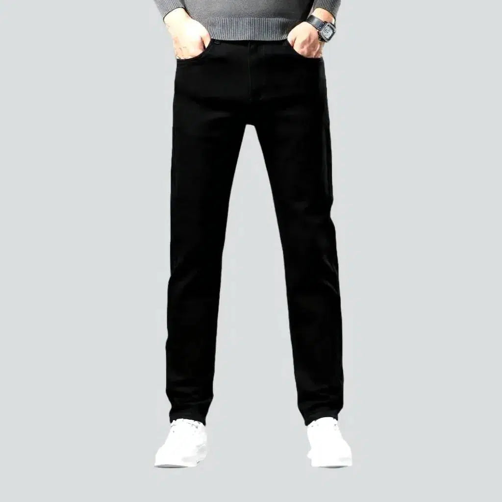 Everyday Apparel Tapered black. men's stretchy jeans