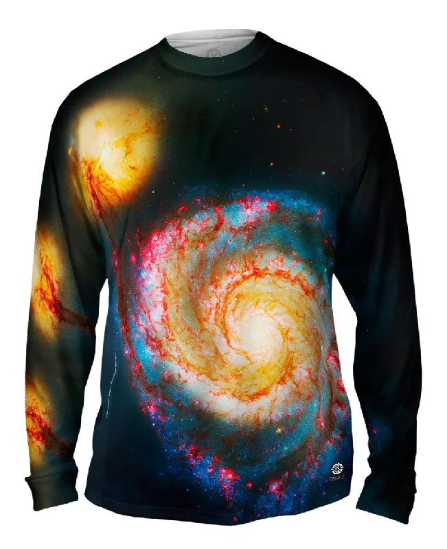 Formal Shirts Space Galaxy Messier 51