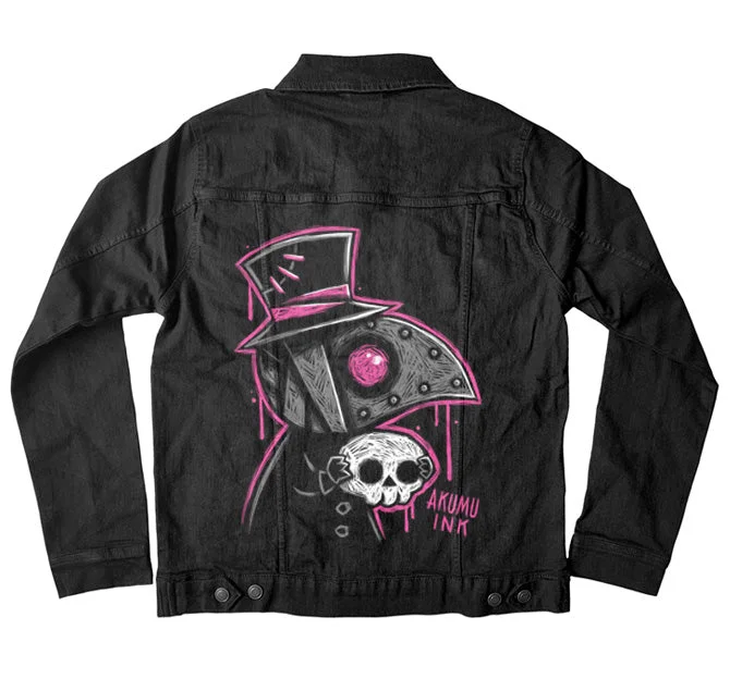 Layered Styles A Gift of Death Denim Jacket