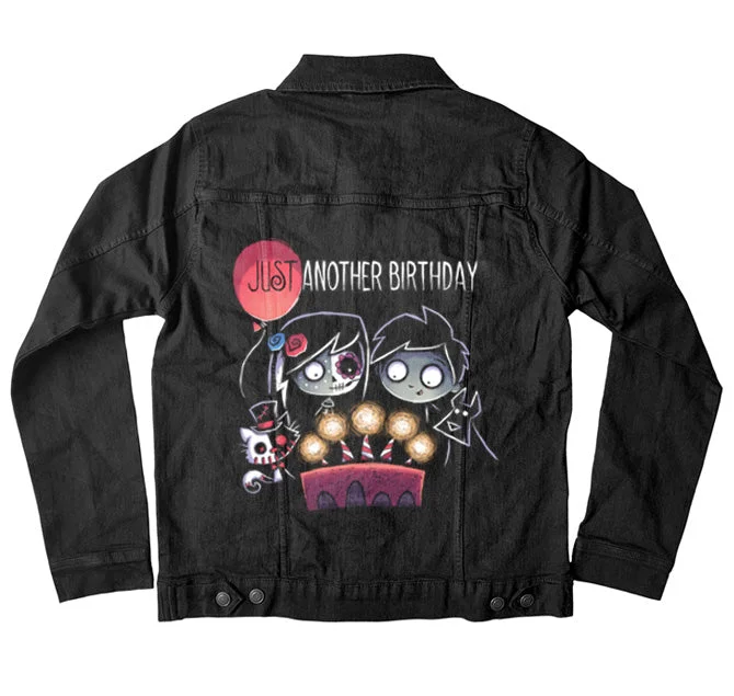 Simple Styles Just Another Birthday Denim Jacket