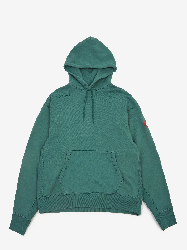 Casual Button-ups C.E Cav Empt Washed District Patch Heavy Hoodie - Green