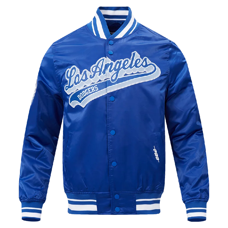 Modern Basics MLB LOS ANGELES DODGERS SCRIPT TAIL MEN'S SATIN JACKET (DODGER BLUE) Modern Basics MLB LOS ANGELES DODGERS SCRIPT TAIL MEN'S SATIN JACKET (DODGER BLUE)