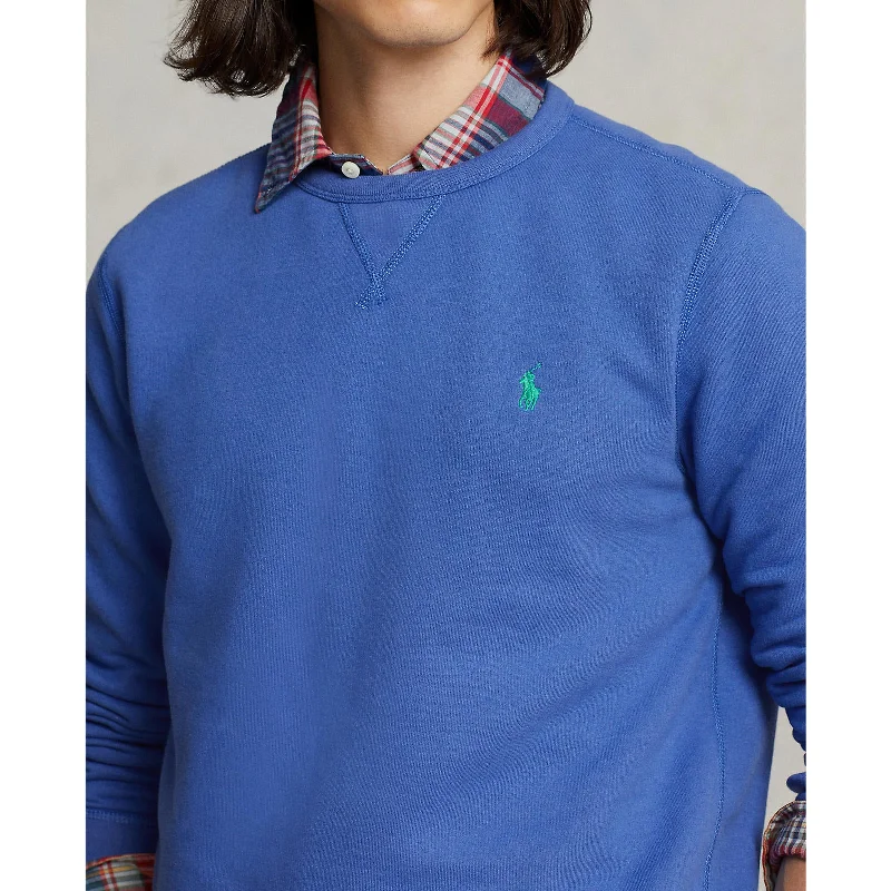 Street Outfit Polo Ralph Lauren - RL Fleece Sweatshirt - Blue