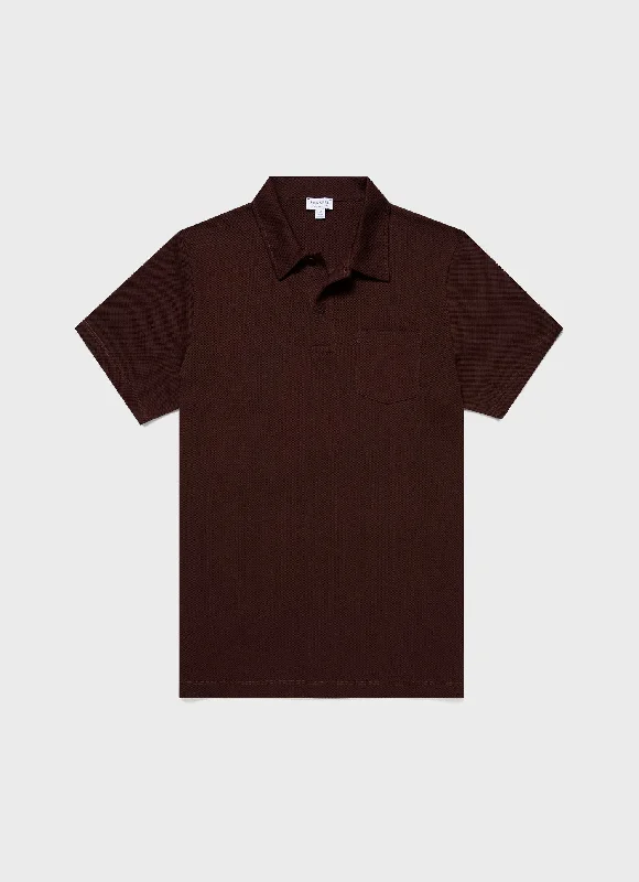 Casual Shirts Men's Riviera Polo Shirt in Raisin