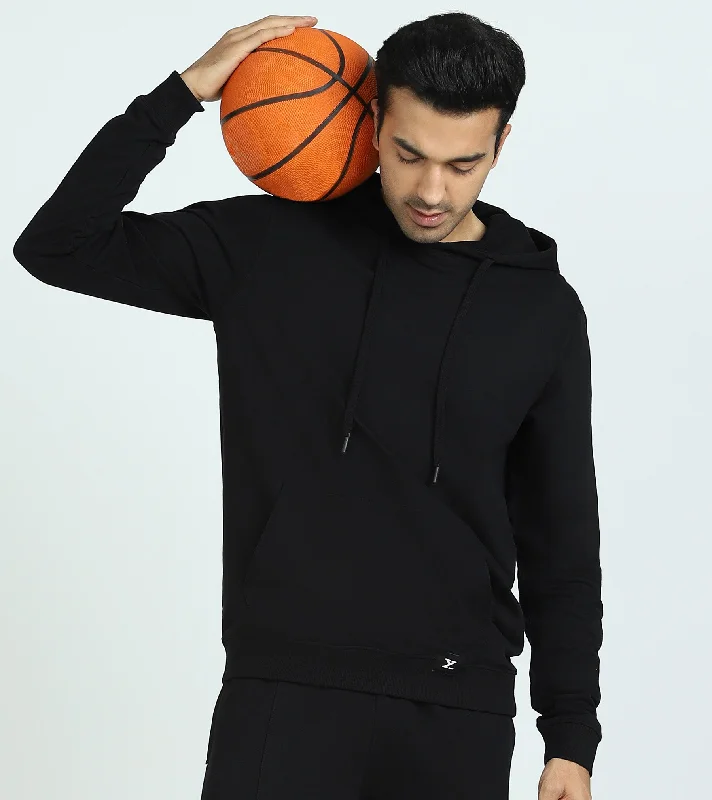 Cool Jackets Cruze French Terry Cotton Hoodies Pitch Black