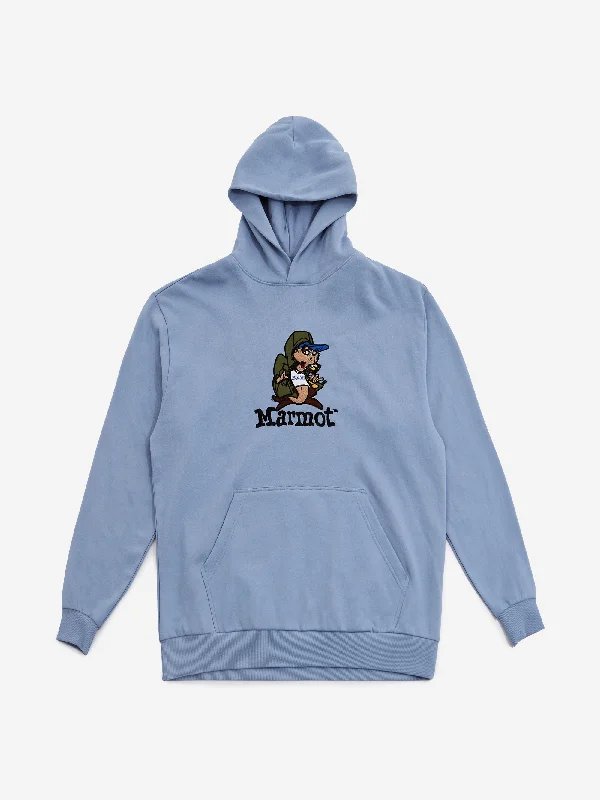 Office Outfits Better Gift Shop x Marmot Mammoth Marty Hoodie - Forever Blue