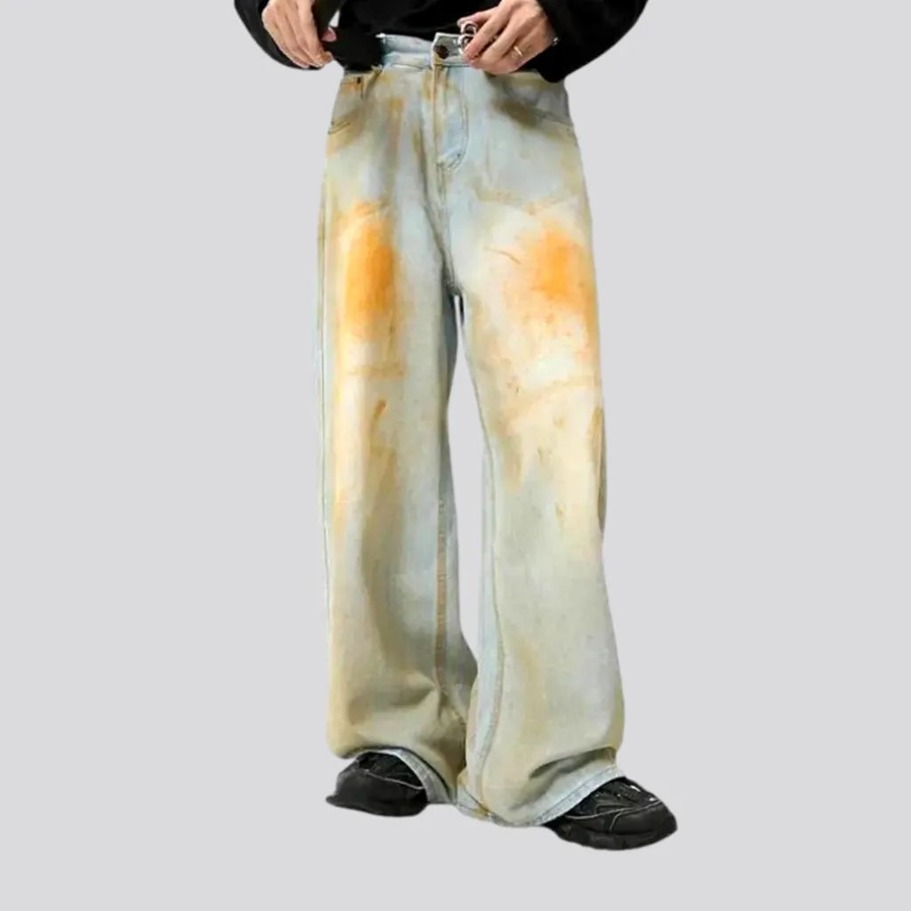 Classic Fits Boho baggy vintage men's jeans