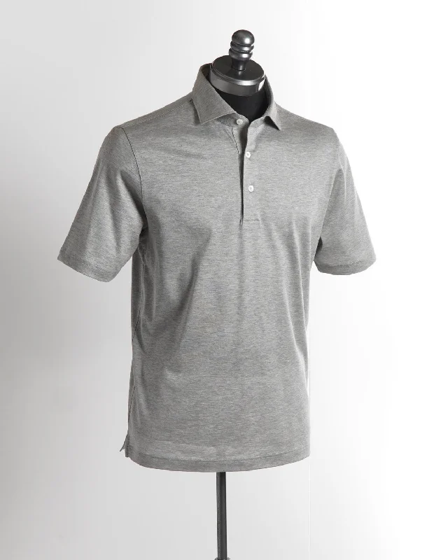 Layered Outfits Mercerized Cotton Polo