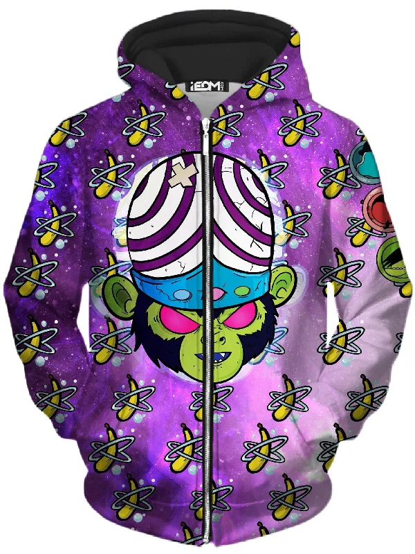 Smart Pants Banana Vision Unisex Zip-Up Hoodie
