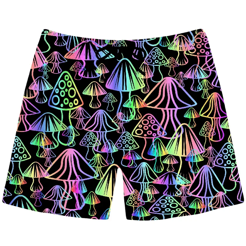 Fresh Outfit Magic Mushrooms Swim Trunks