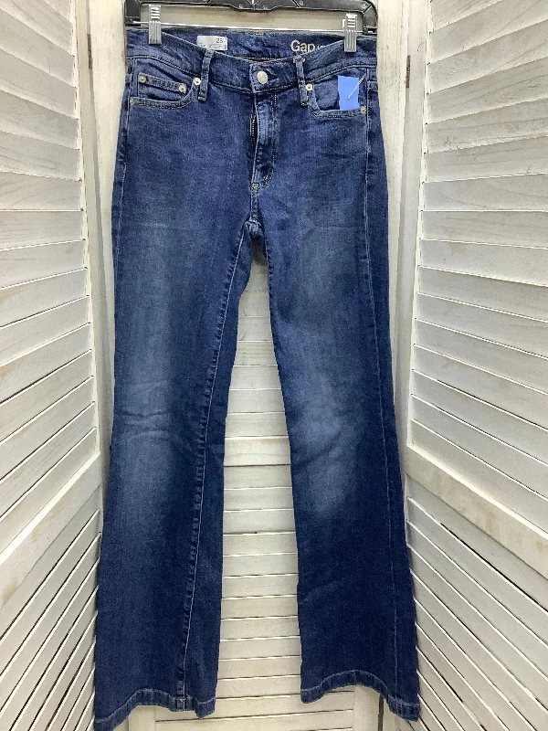 Bold Outfits Jeans Flared By Gap In Blue Denim, Size: 6