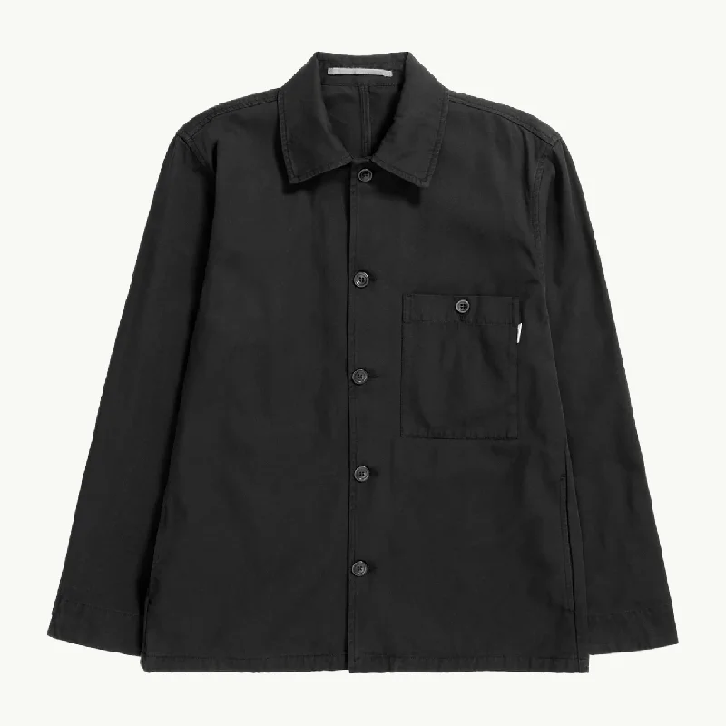 Urban Gear Norse Standard Twill Overshirt - Black
