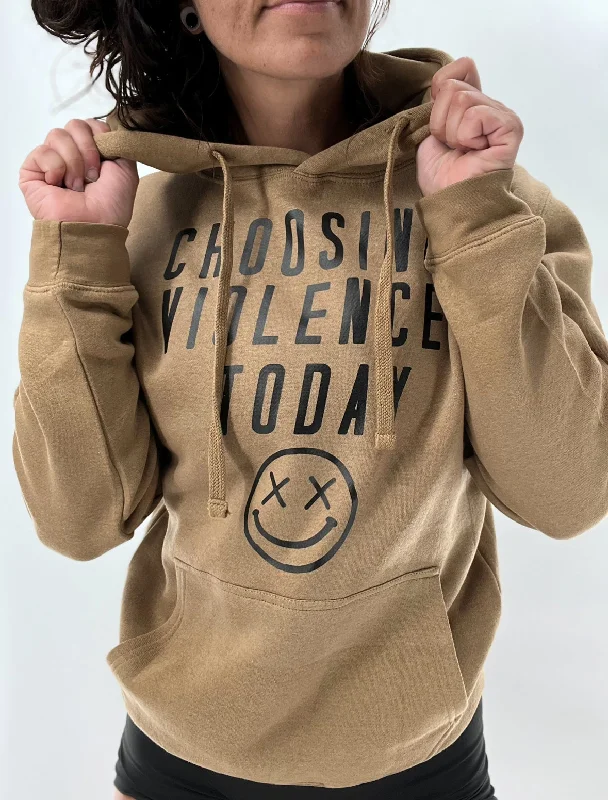Comfortable Fits Salty Savage Unisex “CHOOSING VIOLENCE TODAY” Classic Lounge Hoodie