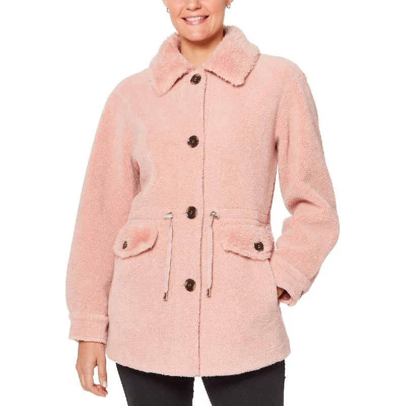 Weekend Styles Kate Spade New York Faux Fur Anorak Coat - Size Small