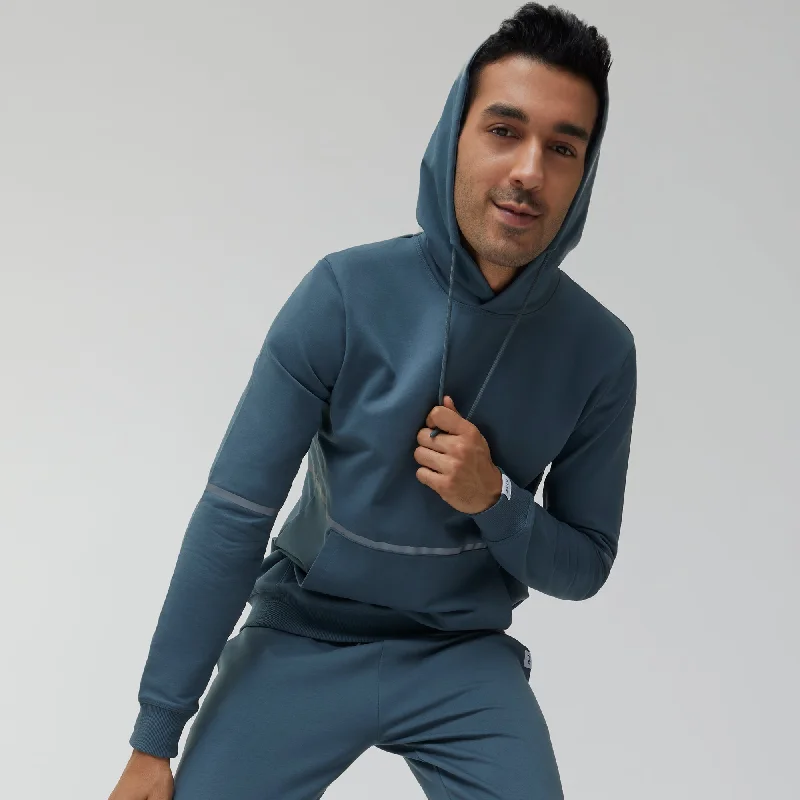 Comfort Jackets Ascent French Terry Cotton Blend Hoodies Storm Grey