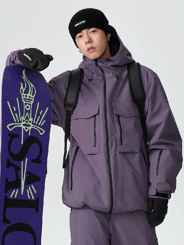 Comfort Jackets Men's Searipe Durable Mountain Pro All Function Mountain Snow Jacket