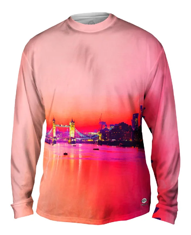 Fashion Tops London Thames Sunset Panorama