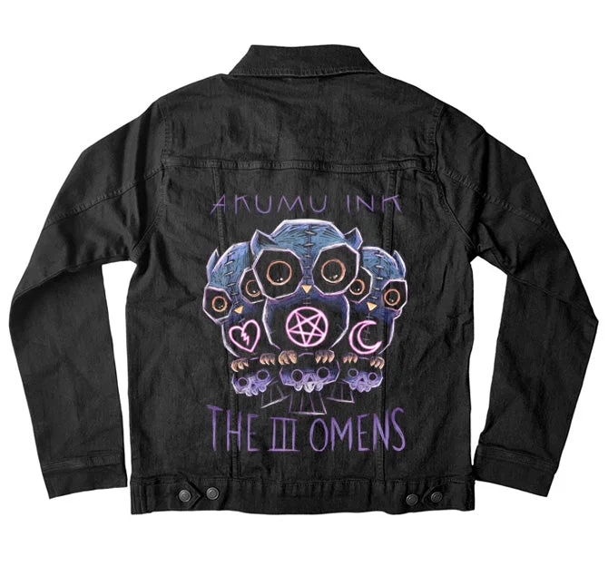 Smart Casual Wear The 3 Omens Denim Jacket