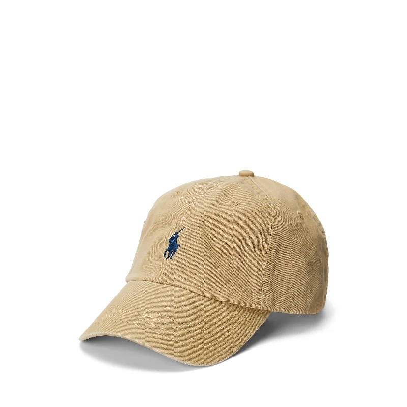 Relaxed Fit Clothing Polo Ralph Lauren - Chino Cap - Nubuck with Navy Pony
