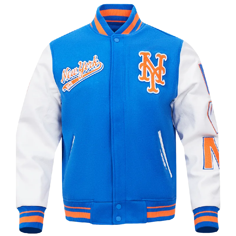 Functional Wear MLB NEW YORK METS SCRIPT TAIL MEN'S RIB WOOL VARSITY (ROYAL/ORANGE/ROYAL) Functional Wear MLB NEW YORK METS SCRIPT TAIL MEN'S RIB WOOL VARSITY (ROYAL/ORANGE/ROYAL)