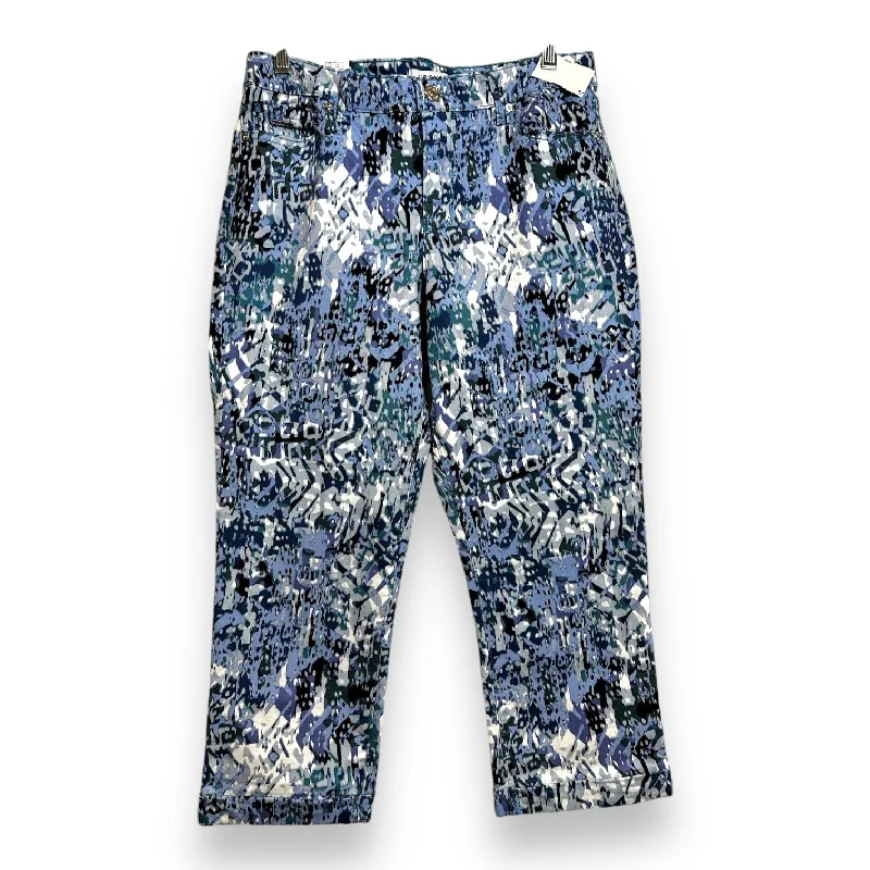 Travel Wardrobe Capris By Nine West In Blue, Size: 8