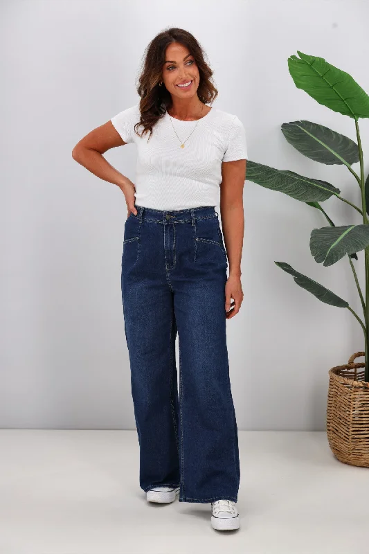 Fall Fashion Wakee Natalia Wide Leg Jean