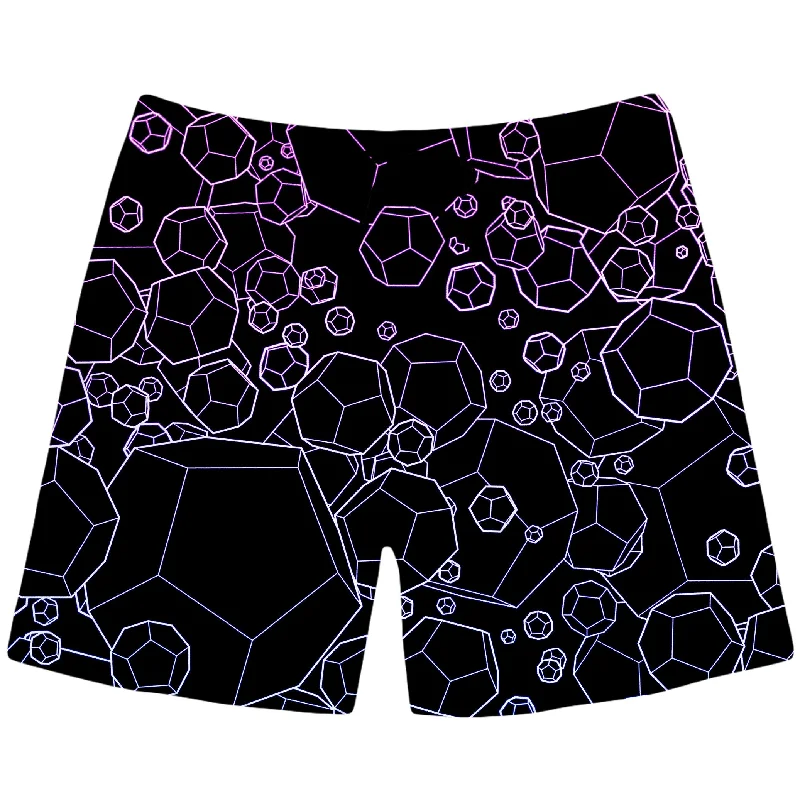 Comfy Pants Dodecahedron Madness Cold Swim Trunks