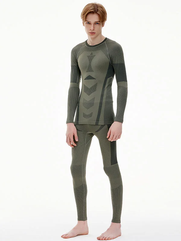 Trendy Apparel Men's Nandn Winter Sports Warm Performance Baselayer Set