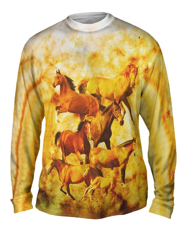 Formal Shirts Horse Family