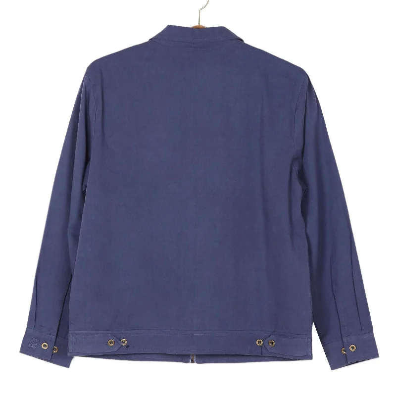 Trendy Apparel Novica Handmade Breezy Day In Indigo Mens Cotton Jacket