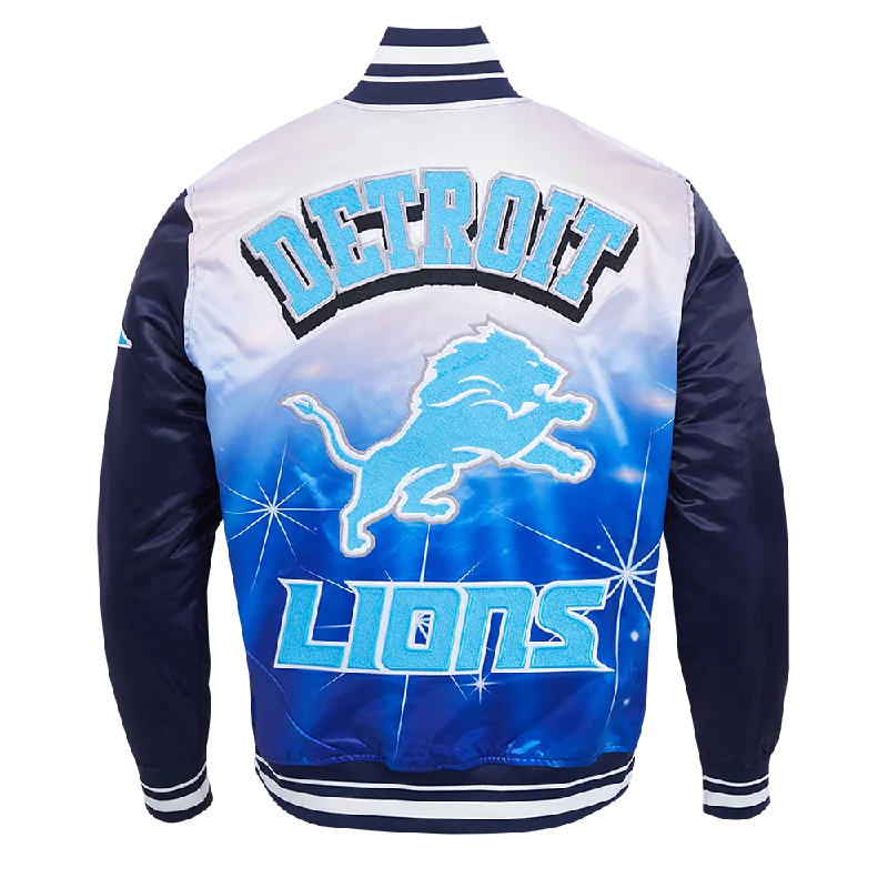 Stylish Jackets NFL DETROIT LIONS SUBLIMATED MEN'S SATIN JACKET-MIDNIGHT SKY (MIDNIGHT NAVY) Stylish Jackets NFL DETROIT LIONS SUBLIMATED MEN'S SATIN JACKET-MIDNIGHT SKY (MIDNIGHT NAVY)