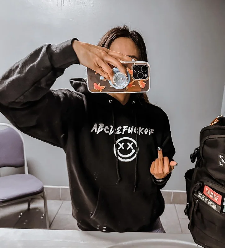 Sleek Designs Salty Savage Unisex “ABCDEFUCKOFF” Classic Hoodie